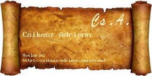Csikesz Adrienn névjegykártya
